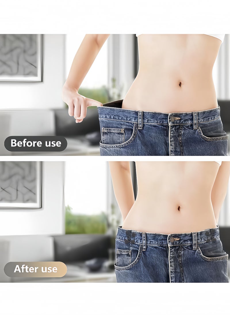 Adjustable Waist Buckle Extender Set，3 Set Jean Extender Button Pins Pant Waist Tightener - Image 2
