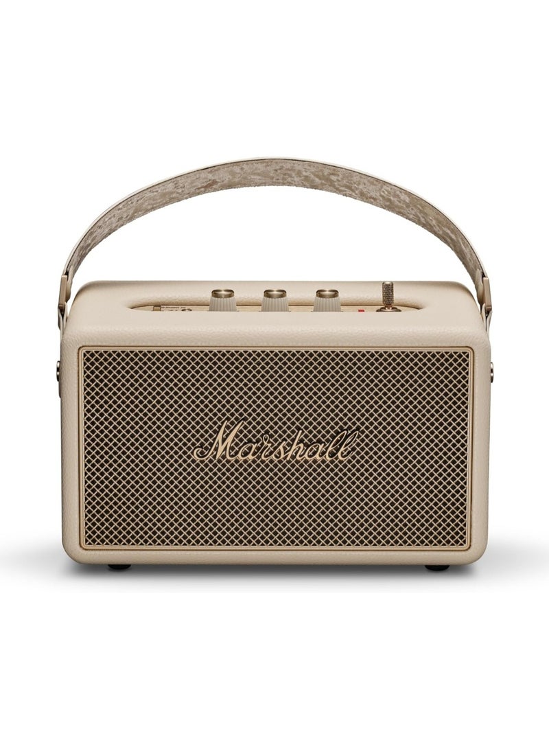 Marshall Kilburn III Portable Bluetooth Speaker, 50+ Hours Battery Life, 360° Sound, IP54 Water & Dust Resistance, Vintage Design, USB-C Charging Cream - Image 1