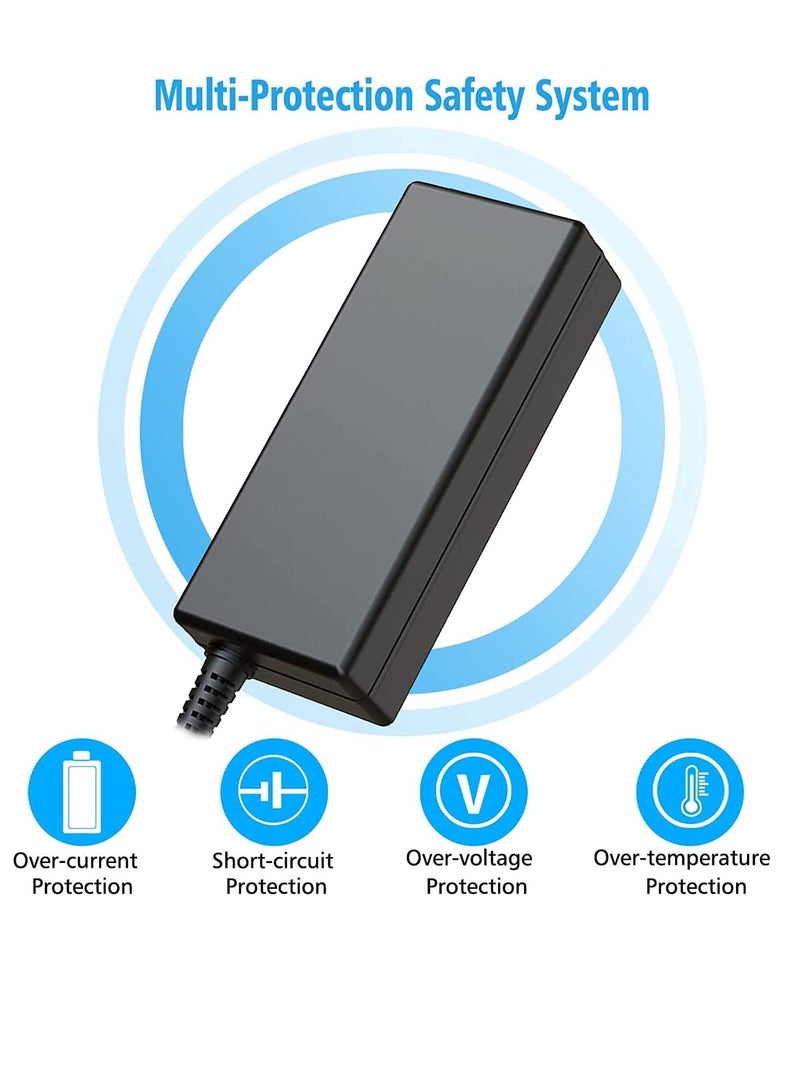 NTECH Replacement 65W AC Adapter Laptop Charger for HP Pavilion DV7 DV6 DV5 DV4 Pavilion G4 G6 G7 Series HP Elite-book 840 820 2570p 2560p 2540p Power Supply Cord 18.5V 3.5A - Connector 7.4 x 5.0mm - Image 3