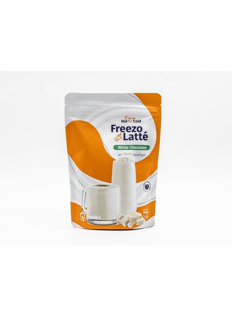 Chilla White Chocolate Freezo Latte 300 g – Creamy White Hot Chocolate & Beverage Powder | Rich, Smooth Flavor for Café-Style Drinks & Sweet Treats at Home - Image 2