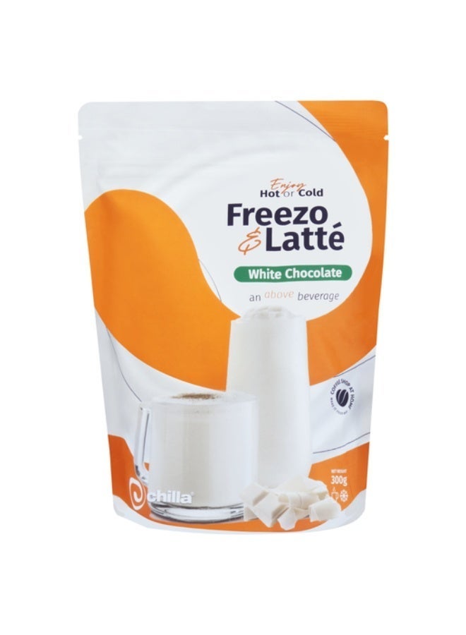 Chilla White Chocolate Freezo Latte 300 g – Creamy White Hot Chocolate & Beverage Powder | Rich, Smooth Flavor for Café-Style Drinks & Sweet Treats at Home - Image 1