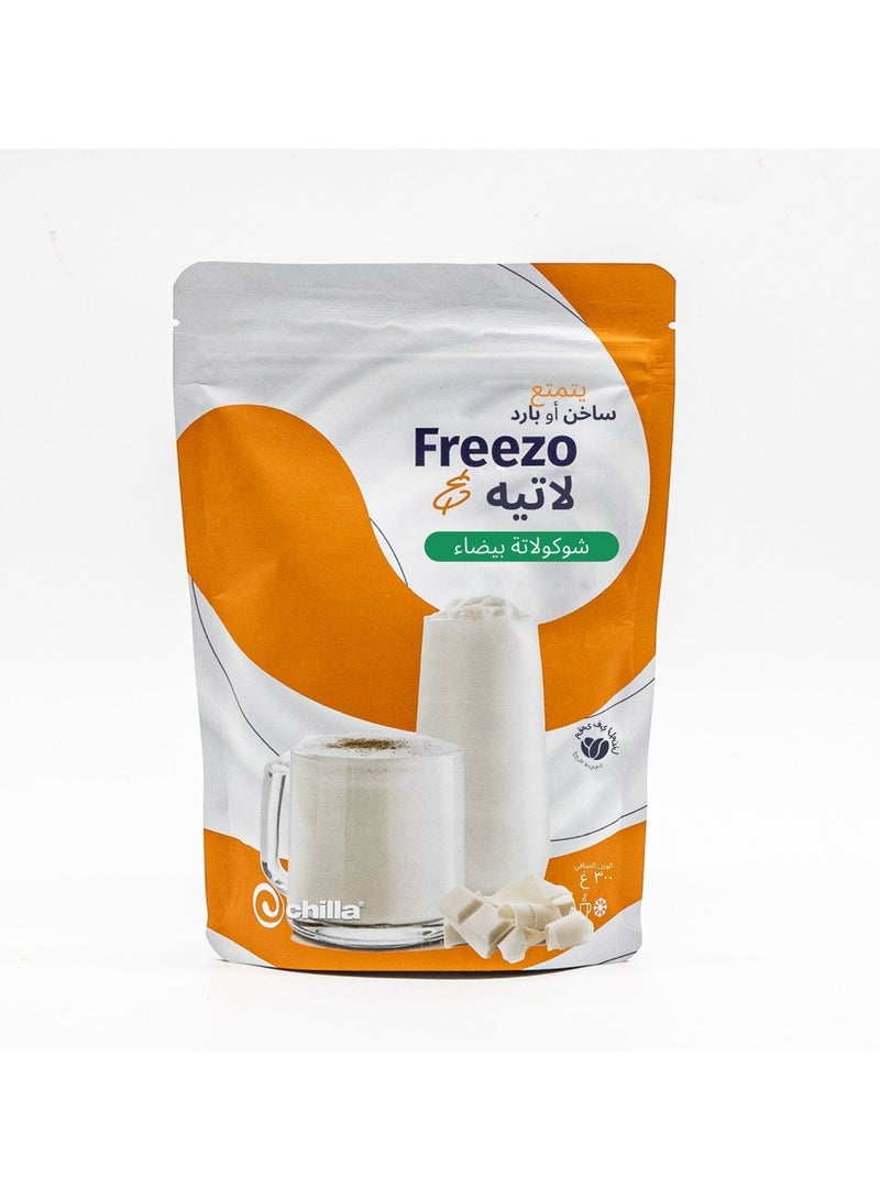 Chilla White Chocolate Freezo Latte 300 g – Creamy White Hot Chocolate & Beverage Powder | Rich, Smooth Flavor for Café-Style Drinks & Sweet Treats at Home - Image 4