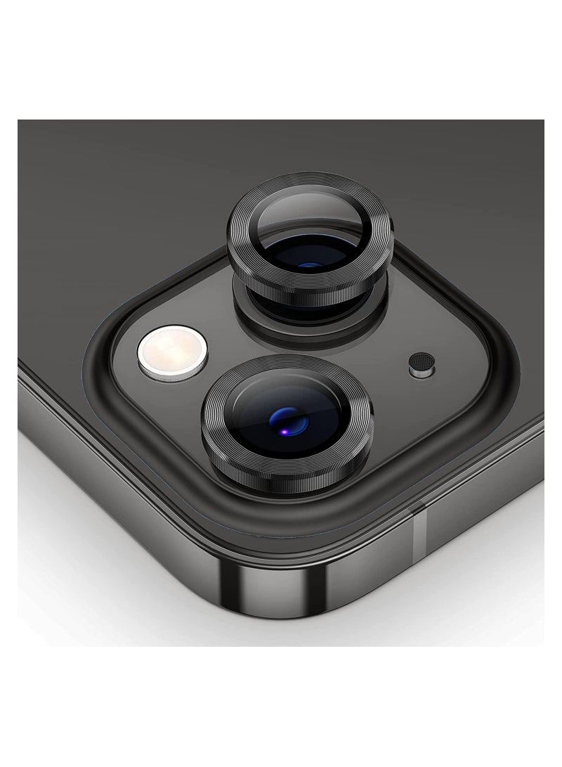 Rock Pow غطاء حماية لعدسة الكاميرا لهاتف iPhone 14 Plus وiPhone 14 عالي الدقة من الزجاج المقوى المقاوم للخدش مقاس 14 6.1 و6.7 بوصة 2022 (جرافيت) - Image 1