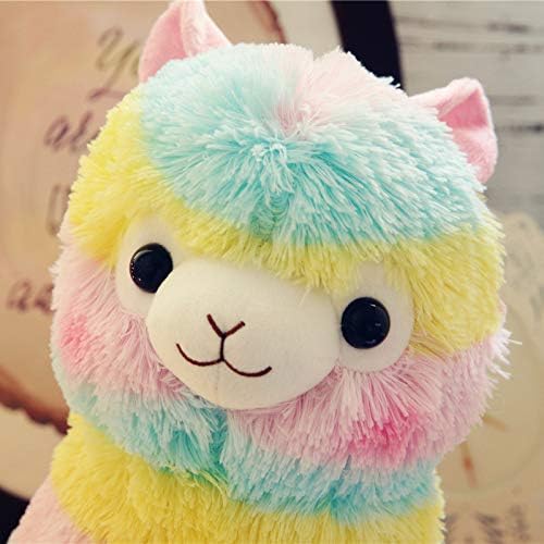 XIAOHONG Soft Llama Alpaca Stuffed Animal Toy Rainbow Llamacorn Plush Pillows Adorable Birthday Gift 138 inch - Image 5