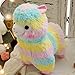 XIAOHONG Soft Llama Alpaca Stuffed Animal Toy Rainbow Llamacorn Plush Pillows Adorable Birthday Gift 138 inch - Image 3