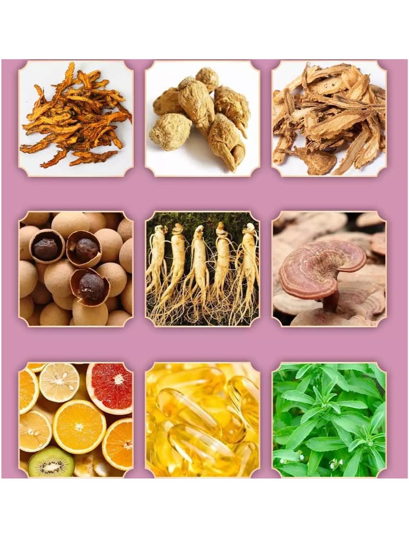 AS SEEN ON TV قهوة الخصوبة، قهوة صحية طبيعية من الأعشاب، قهوة ماكا للخصوبة صحية وآمنة، حبوب قهوة عضوية بنكهة سلسة لدعم الحمل ودورة الطمث المنتظمة - Image 2