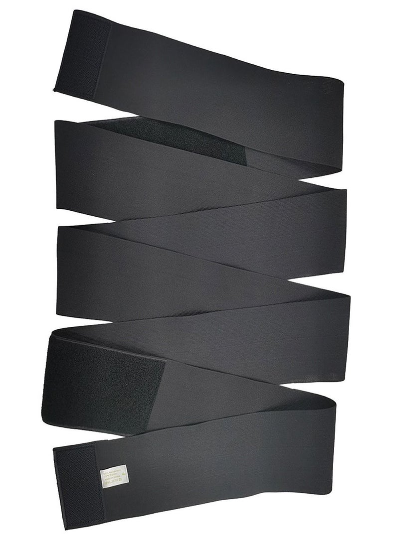 Y&D Women Slimming Tummy Wrap Belt, Adjustable Comfortable Back Braces for Lower Pain Relief (Black) - Image 1