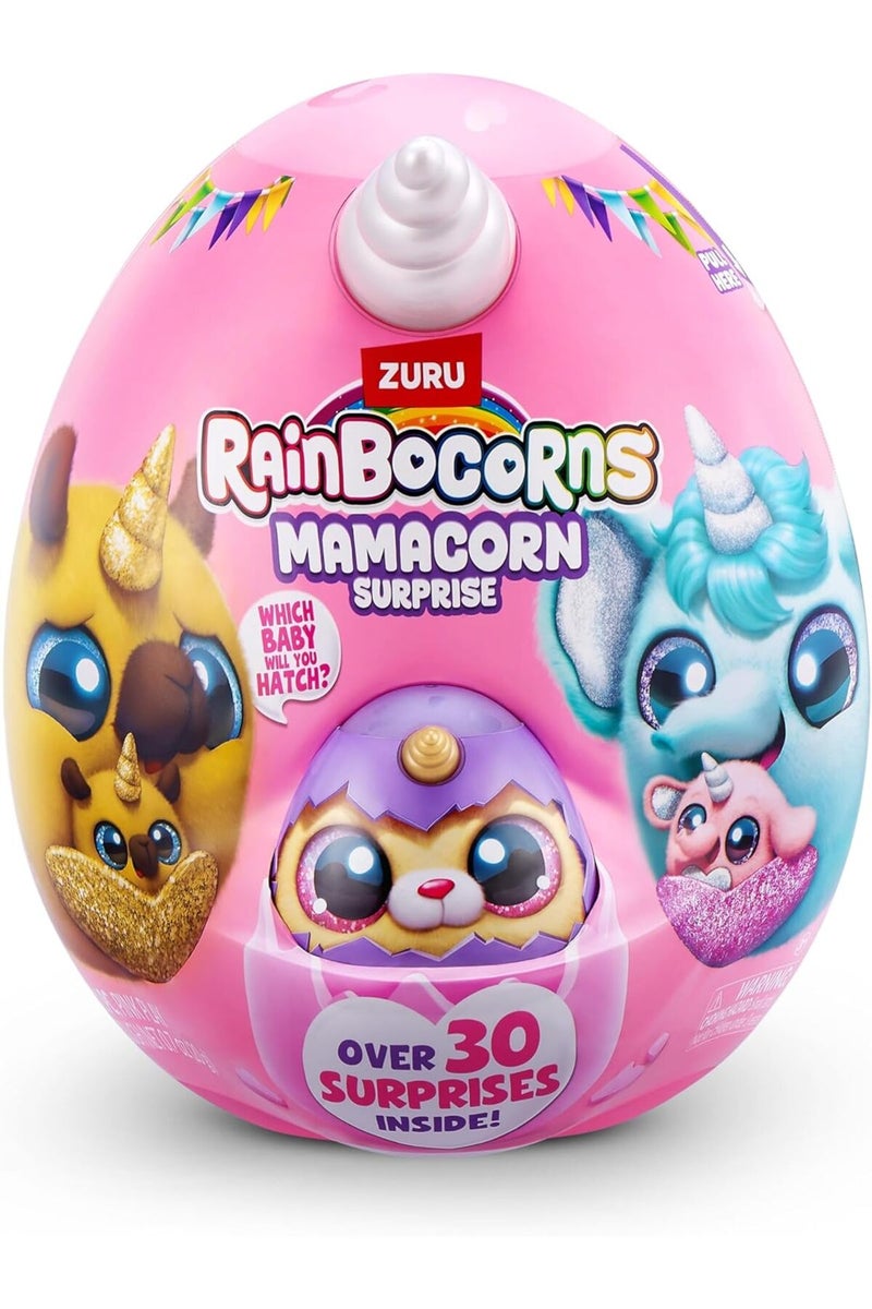 Rainbocorns Mamacorn Surprise Plush Toy with Mystery Baby & 30+ Magical Surprises - Image 2