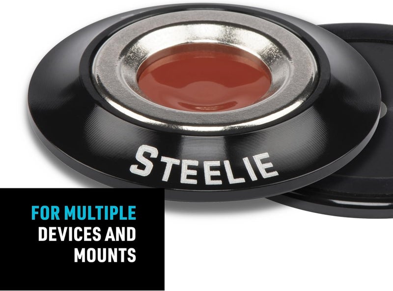 NiteIze Steelie Orbiter Magnetic Socket and Metal Plate - Car Mobile Phone Holder - Phone Metal Plate - Magnetic Phone Holder - Black - Image 5