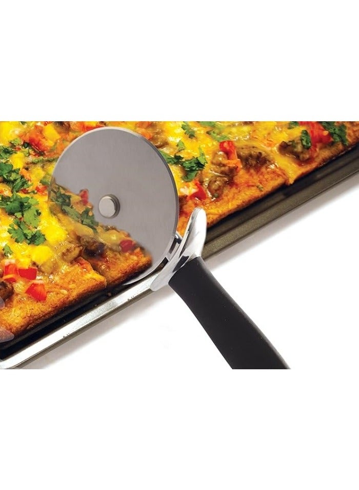 4-Inch Large Pizza Wheel Cutter, Durable Stainless Steel Blade, Ergonomic Handle, Ideal for Home and Restaurant Use  - Image 3