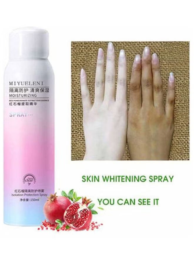 maycreate Skin Whitening Spray Moisturizing Brighten Face Body Spray 150ml
