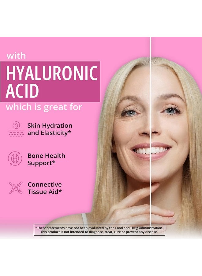 HAPPY HEALTHY HIPPIE Vegan Collagen Builder w/ Hyaluronic Acid - Hair Skin and Nails Vitamins for Youthful Glow | Keratin & Elastin Booster | Bones, Cartilage, Tendons | Vitamin A, L-Lysine | Vegetarian | Non-GMO, 60 Ct - Image 3