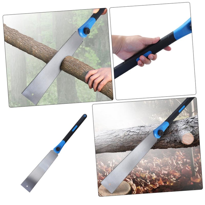 Manganese Steel Three Sided Hand Saw Portable Woodworking Logging Carpentry Tool - Image 5