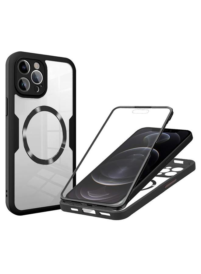 Zaboon Case For iPhone 12 Pro Max CD Texture MagSafe Phone Case - Image 1