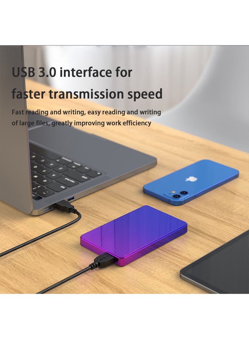 أواسيس لينك قرص صلب خارجي محمول بسعة 500 جيجابايت مع منفذ USB 3.0، تصميم مرآة متدرج أنيق، صغير الحجم وذو سعة عالية للعمل والاستخدام اليومي - Image 4