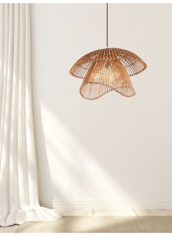 tbshomelamp Bamboo-Boho Celling Lighting Beige  50x35 cm  - Image 3