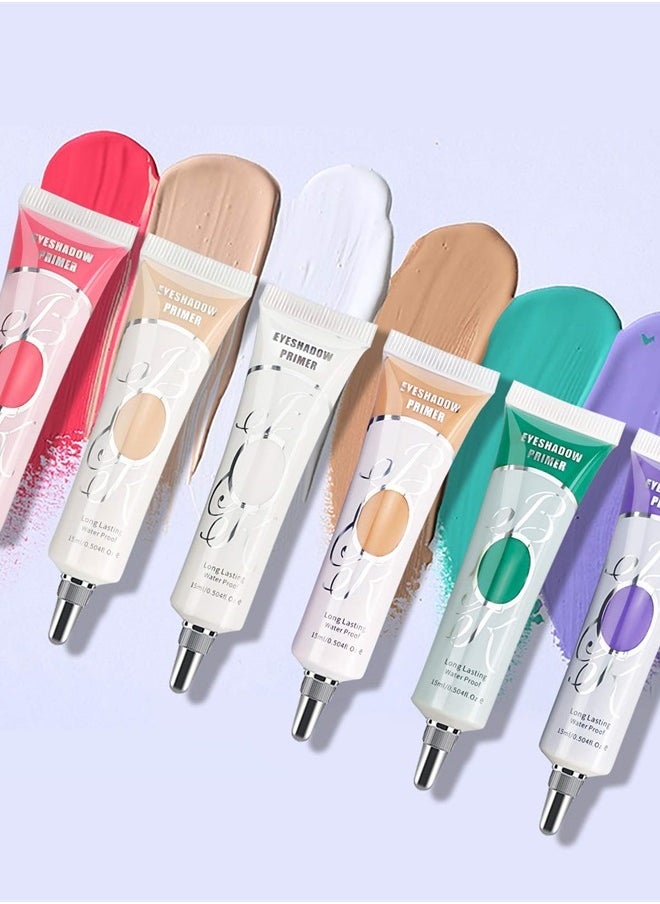 Eyeshadow Primer,Matte Eye Primer,Prevent Oily Lids Eye&Creasing Eye Primer,Long-lasting Waterproof&Smudgeproof Eyeshadow Primer Base,Eye Primer Eyeshadow Base for Any Shadow Makeup Setting(Medium)