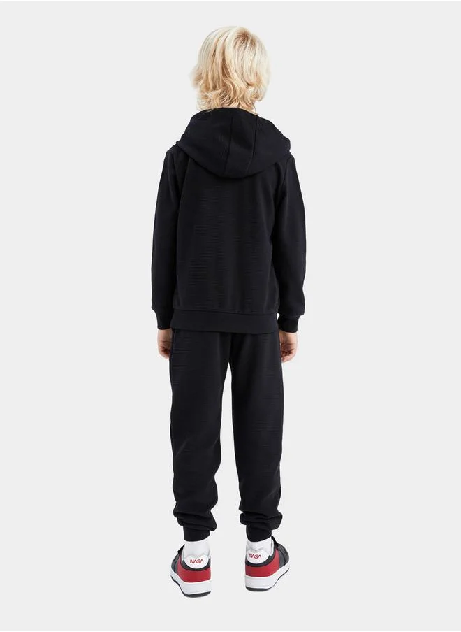 DeFacto Relaxed Fit Elasticated Cuff Joggers with Pockets by Styli
