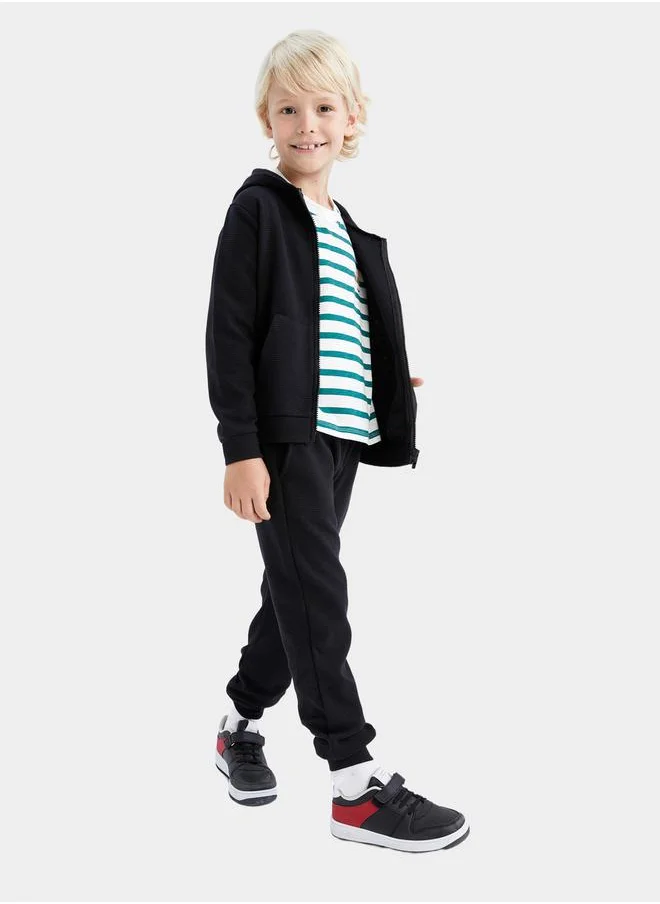 DeFacto Relaxed Fit Elasticated Cuff Joggers with Pockets by Styli