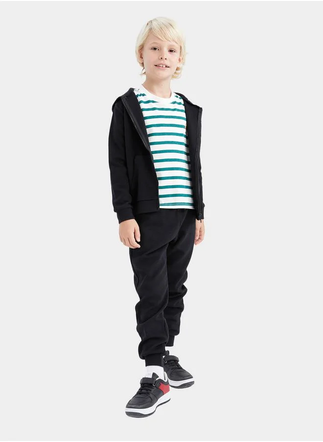 DeFacto Relaxed Fit Elasticated Cuff Joggers with Pockets by Styli