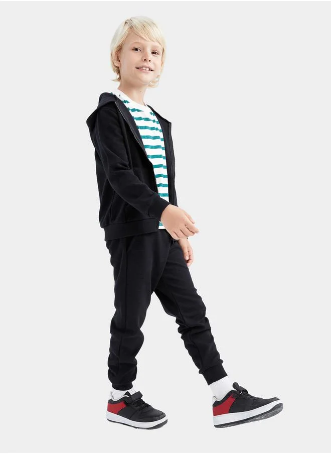DeFacto Relaxed Fit Elasticated Cuff Joggers with Pockets by Styli