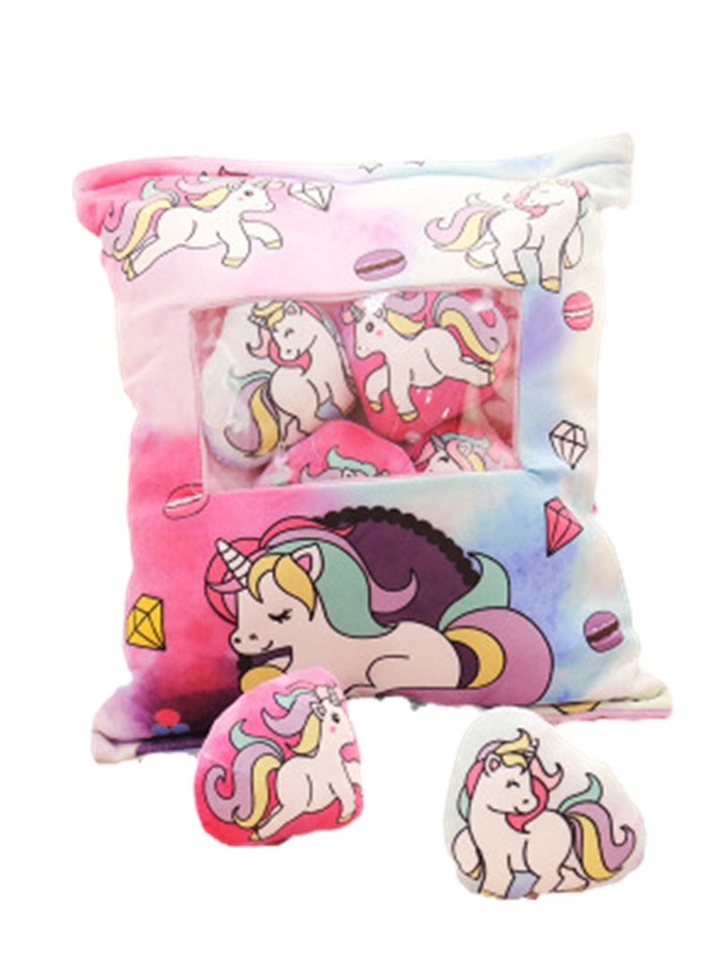 Creative bagged round toys cute cartoon dolls a big bag of creative plush toys  - Image 1