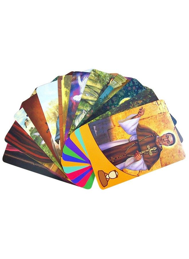Autom Catholic Kids Growing In Faith Patron Saints Flash Cards Set Of 100 - Image 3