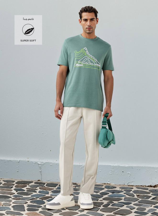 Kappa Relaxed Fit Logo Print Crew Neck T-shirt - Image 2