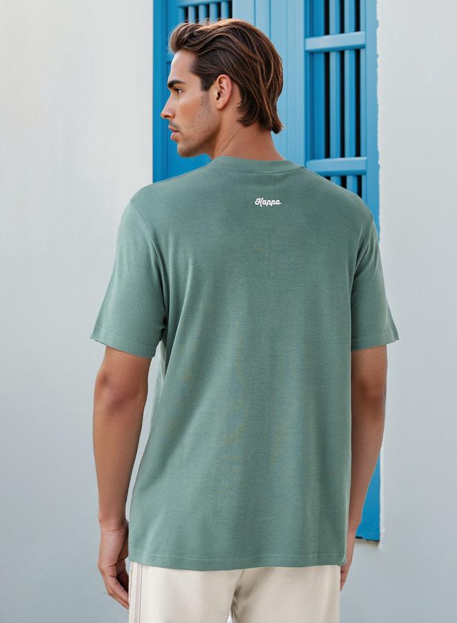 Kappa Relaxed Fit Logo Print Crew Neck T-shirt - Image 3