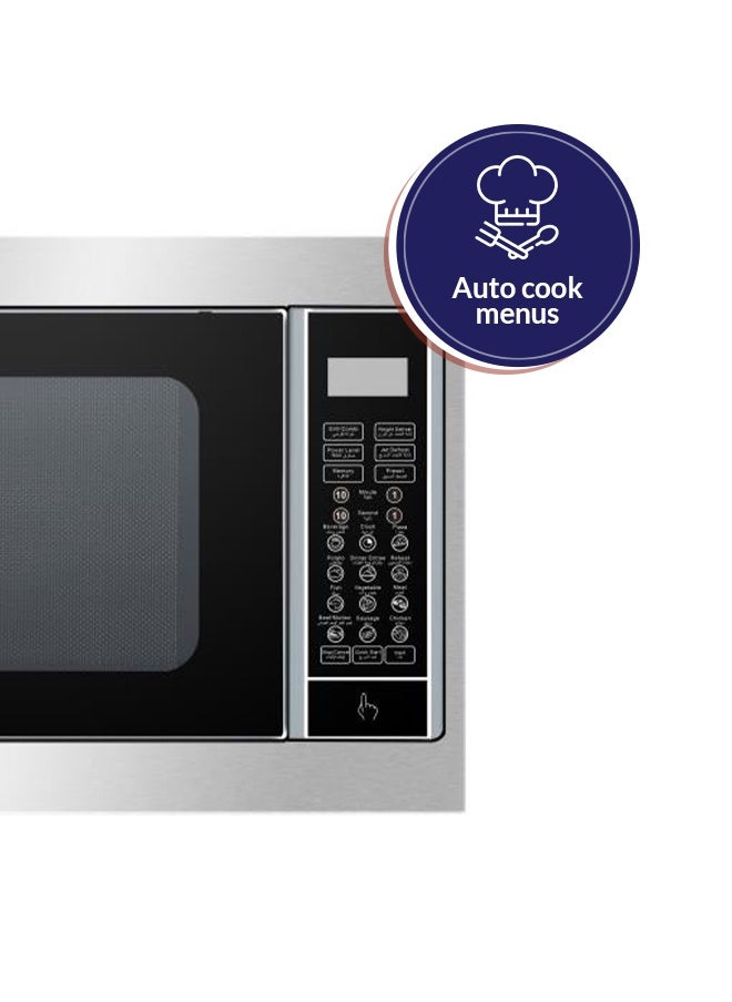 Arrow - 30L Microwave Inbuilt Oven Digital Controller, 900W | 6 Microwave power levels  | Grill Function| Auto Cook Menus | Silver Color | Digital Control Panel | Child Safety Lock | Model Name: RO-30MGSB - Image 1