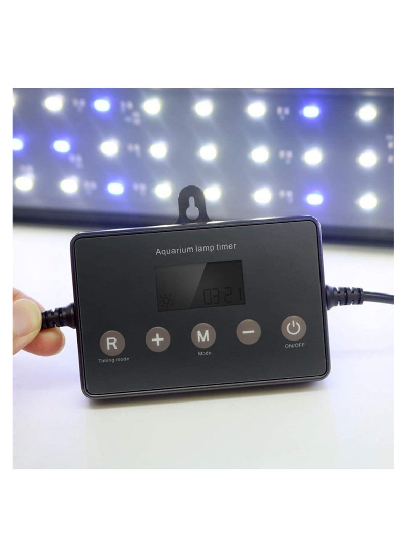 SYOSI - Aquarium Light Timer LED Timer for Aquarium Light LED Digital Dimmer Controller with 5.5mm Power Connector 12-24V Fish Tank Modulator Intelligent Dimming System - Image 1