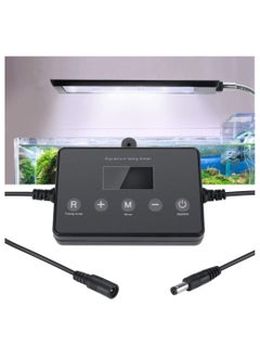 Aquarium Light Timer LED Timer for Aquarium Light LED Digital Dimmer Controller with 5.5mm Power Connector 12-24V Fish Tank Modulator Intelligent Dimming System