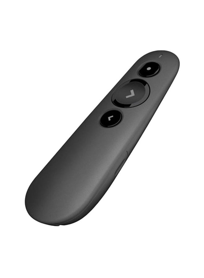 جهاز تحكم عن بعد لاسلكي للعروض التقديمية R500، بتردد 2.4 جيجاهرتز وبلوتوث، وجهاز استقبال USB، ومؤشر ليزر أحمر، ونطاق تشغيل 20 مترًا، و3 أزرار، متوافق مع أجهزة الكمبيوتر الشخصية/ماك/أندرويد/iOS - Image 2