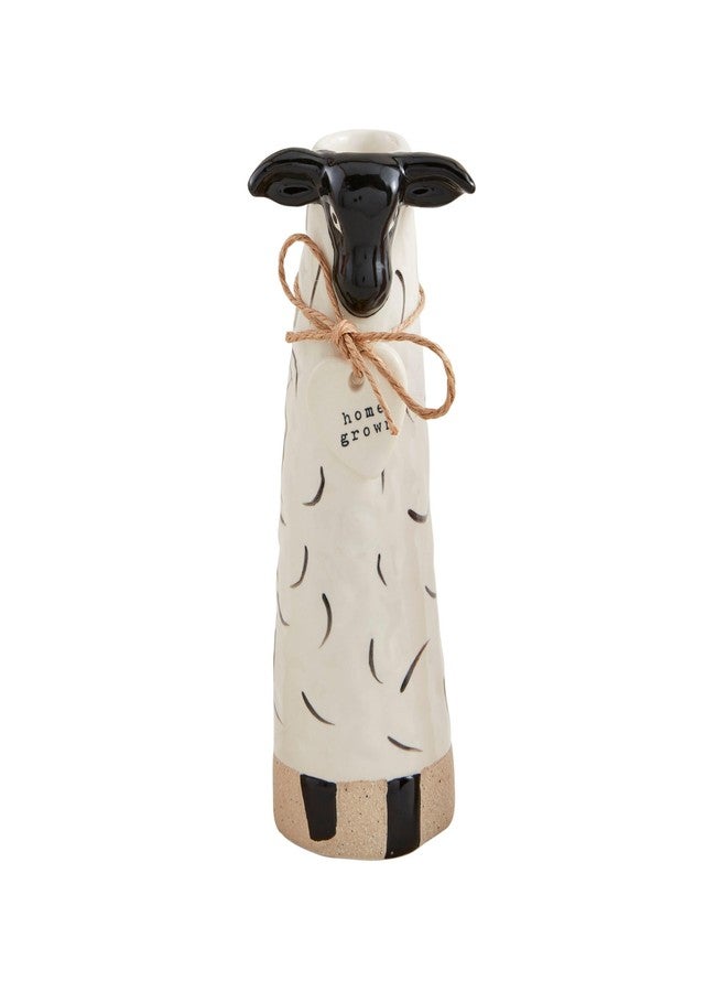 Mud Pie Farm Stem Vase, Sheep, 6.65" x 2.5"