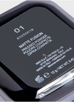 KIKO MILANO Matte Fusion Pressed  Powder 01  - Image 4