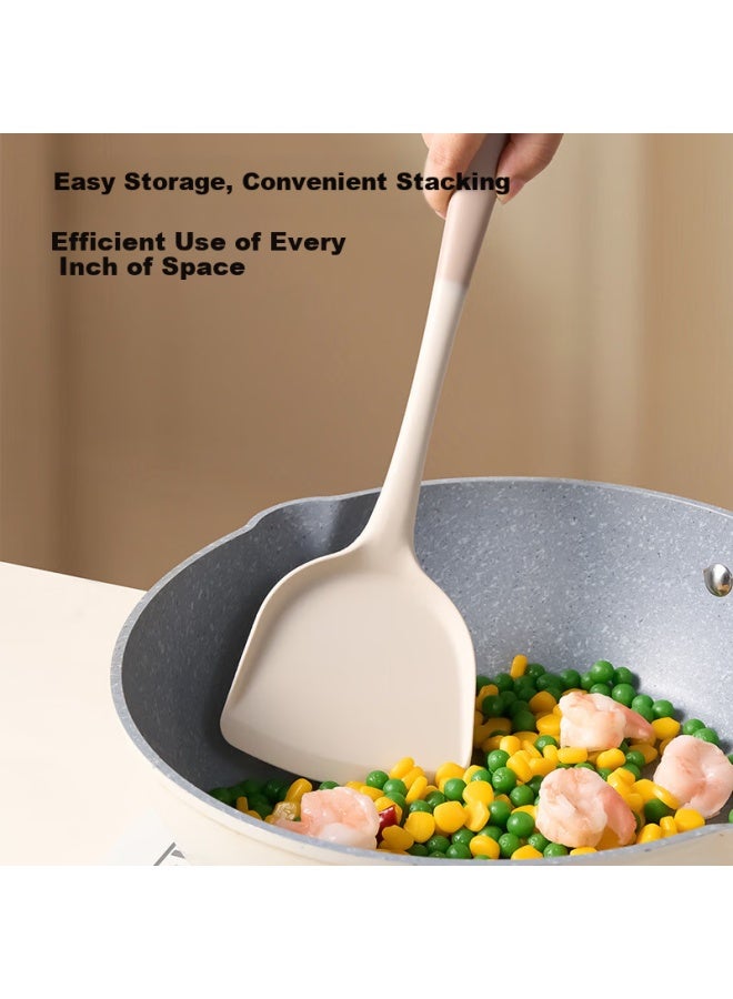 JD.com Jd Original Silicone Spatula, Kitchen Cooking Utensil, Heat-resistant And Non-slip, Dual Color - Image 3
