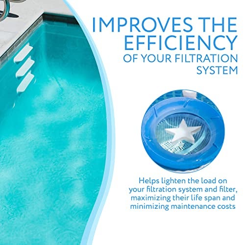 IMPRESA Scum Star Swimming Pool & Hot Tub Oil Absorbing Sponge - 3-Pack, White Star - Spa Scum Absorber & Skimmer Sponge - Pool Accessories - Made in USA - Image 5