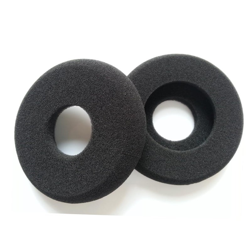 Replacement Hollow Ear Pads Soft Black Foam Ear Cushions for Headphones Comfortable Noise Isolation - Image 2