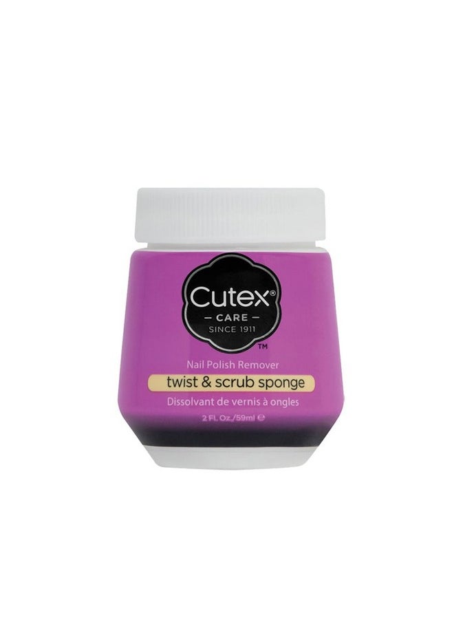 Cutex Twist & Scrub Remover Jar 2 Fl Oz (59 Ml)  - Image 1