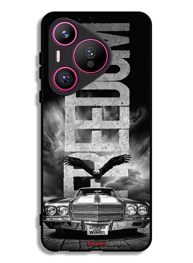 Tolwak Huawei Pura 70 Protective Case Cover Freedom Art - Image 1