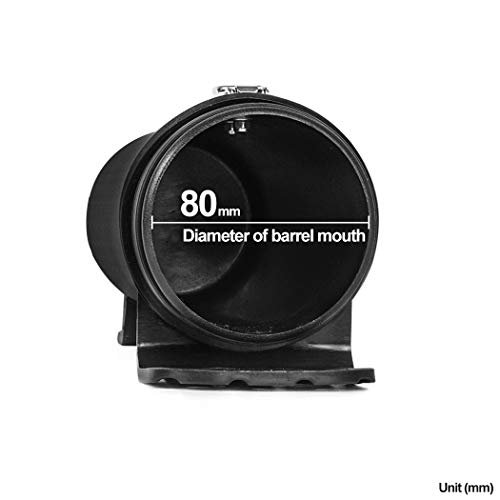 MOTO4U Motorcycle Off-Road Universal Tool Tube Waterproof Storage Canister Tool Repair Box Document Holder Black with Anti-theft lock Ring Small 80MM - Image 5