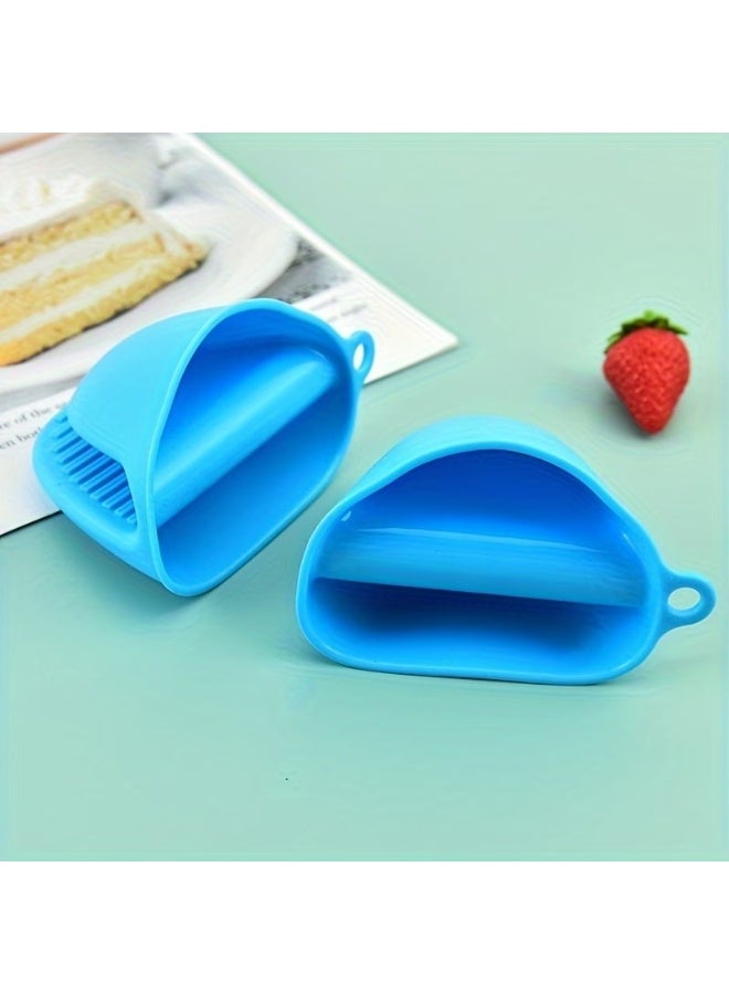 Goolsky Set of 2, Silicone Gloves That Resist High Temperatures And Prevent Slipping, Finger Clips to Avoid Burns, Heat-Resistant Silicone Hand Grips, Kitchen Tools for Baking. - Image 4