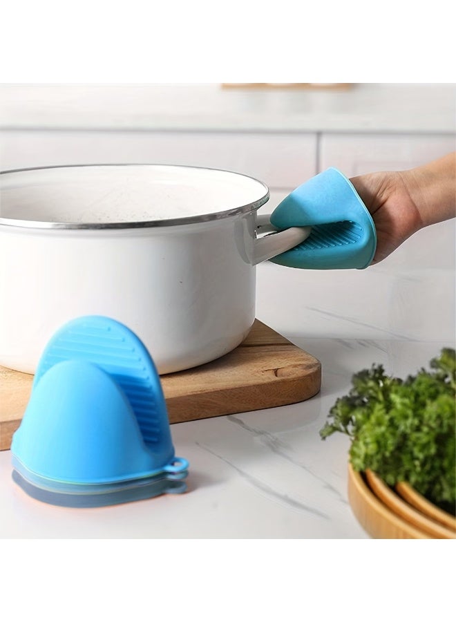 Goolsky Set of 2, Silicone Gloves That Resist High Temperatures And Prevent Slipping, Finger Clips to Avoid Burns, Heat-Resistant Silicone Hand Grips, Kitchen Tools for Baking. - Image 3