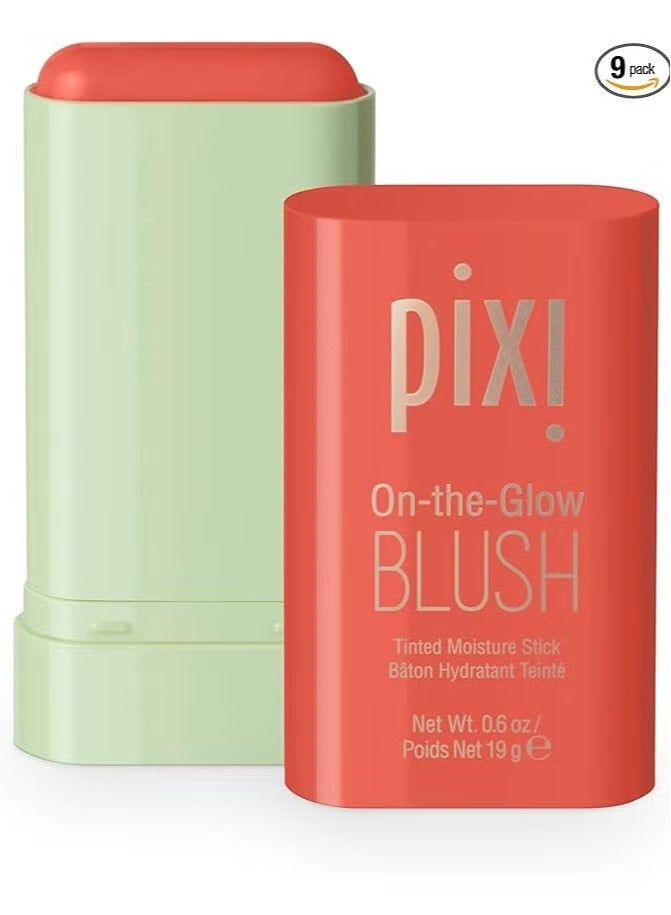 Pixi On-the-Glow Blush - Juicy, Hydrating Tinted Moisture Blush Stick with Ginseng, Aloe Vera & Fruit Extracts, For Cheeks & Lips, 19g / 0.6oz, Paraben-Free - Image 1