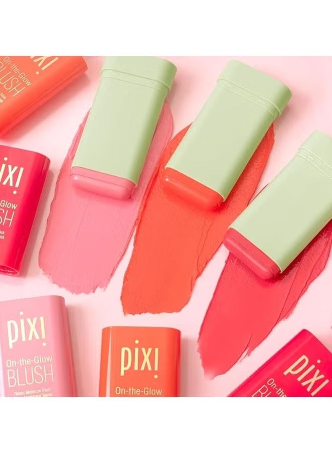 Pixi On-the-Glow Blush - Juicy, Hydrating Tinted Moisture Blush Stick with Ginseng, Aloe Vera & Fruit Extracts, For Cheeks & Lips, 19g / 0.6oz, Paraben-Free - Image 2