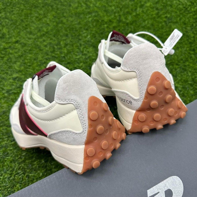 NB 327 Classic 70s Italian Style Casual Sport Shoes Unisex Rust Red - Image 4