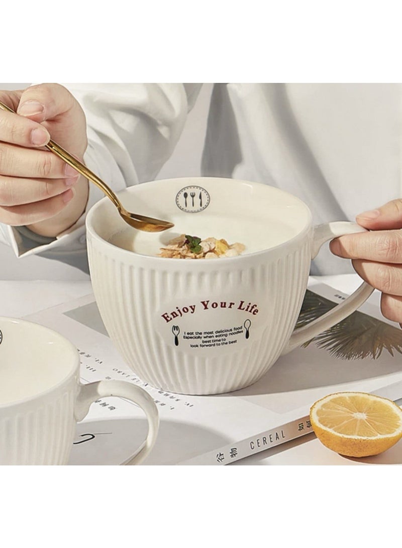 بولة شوربة واندومى بورسلين  حرارى بتدخل الميكروويف وغسالة الاطباق مقاس 12  اخر صور على الطبيعة - Image 3