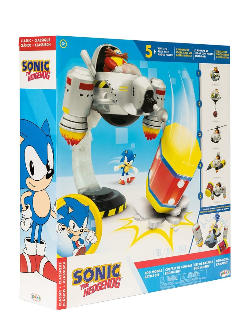 Jakks Sonic The Hedgehog Egg Mobile Battle Set  - Image 3