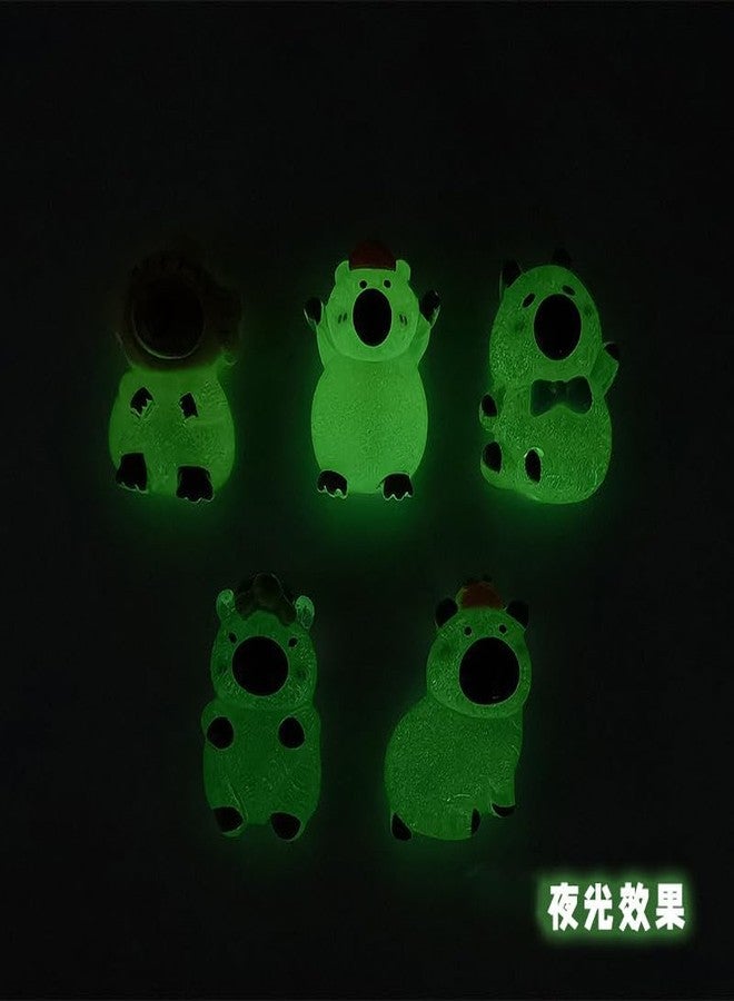 Yanruyu Easter plastic eggs and glowing pufferfish （15pcs ）, (capybara+painted eggshell) - Image 3