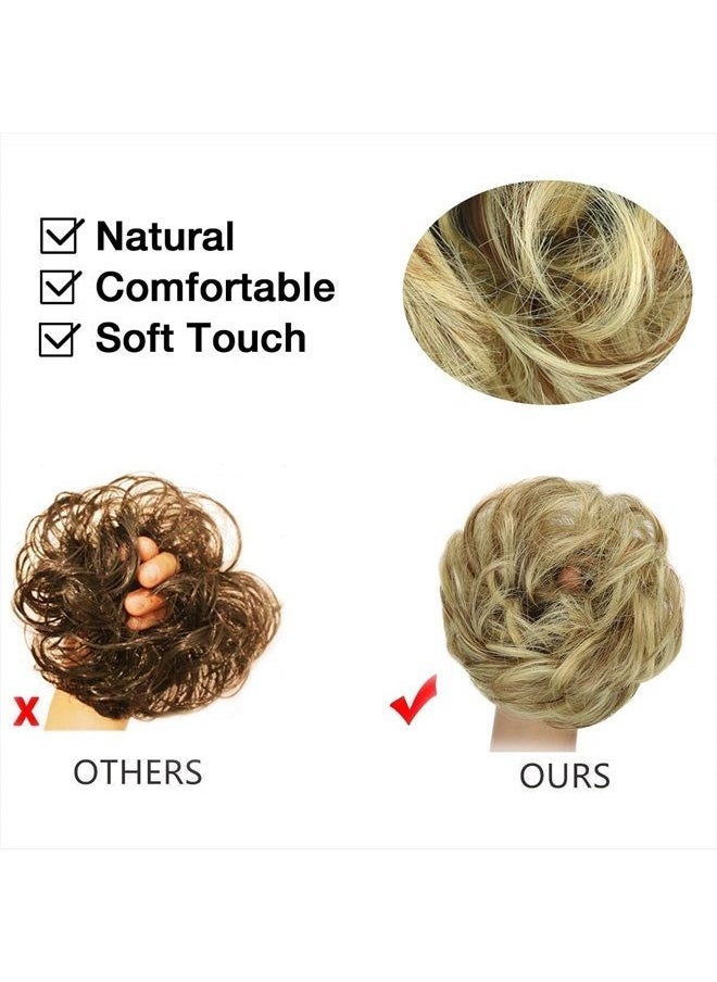 MORICA - 1PCS Messy Hair Bun Hair Scrunchies Extension Curly Wavy Messy Synthetic Chignon for women Updo Hairpiece - Image 1